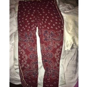Free people hendrix patterned leggings